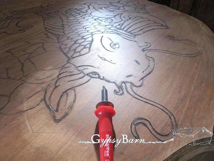 the world is your canvas or a table either way just create, painted furniture, woodworking projects, Starting the Burning process Yes it was burned into the table Learn more at or if you prefer to blog you can find it here