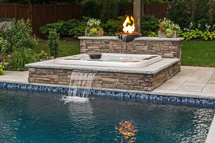 are you thinking of adding a spa to your pool, outdoor living, pool designs, spas, Portable Spas