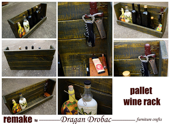 pallet wine rack, diy, pallet projects, repurposing upcycling