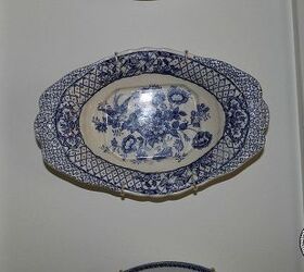 it s all about the little things, home decor, Mason s Stratford English flow blue dish makes a great wall display