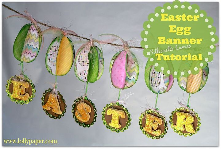easter egg banner, crafts, easter decorations, seasonal holiday decor