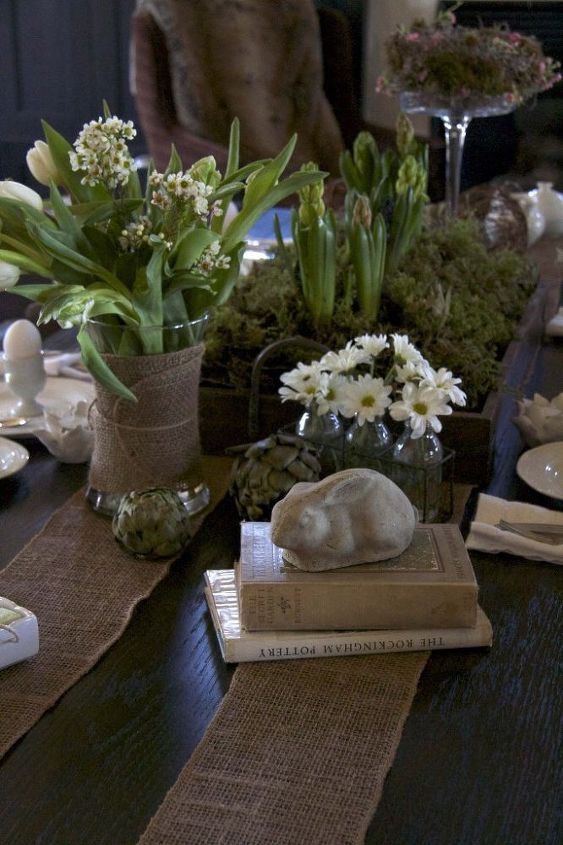 woodland tablescape for easter, easter decorations, seasonal holiday d cor, Woodland tablescape