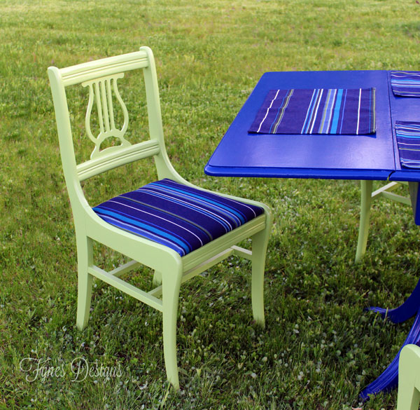 painted vintage deck furniture, outdoor furniture, painted furniture