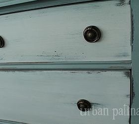 duck egg blue dresser makeover, chalk paint, painted furniture, New vintage inspired drawer pulls