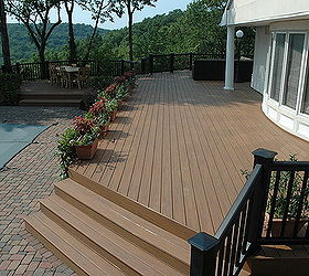 concidering a composite deck deck building trick and tips from our outdoor living, decks, outdoor furniture, outdoor living, patio, This was the deck for chaise lounges it was the sunny spot and over looked the pool