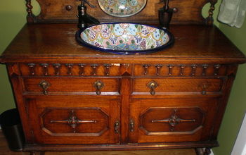 Making an antique vanity