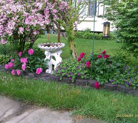 flowers blooming in gardens 6 1 13, flowers, gardening, Driveway pic I can see this from our living room window love it
