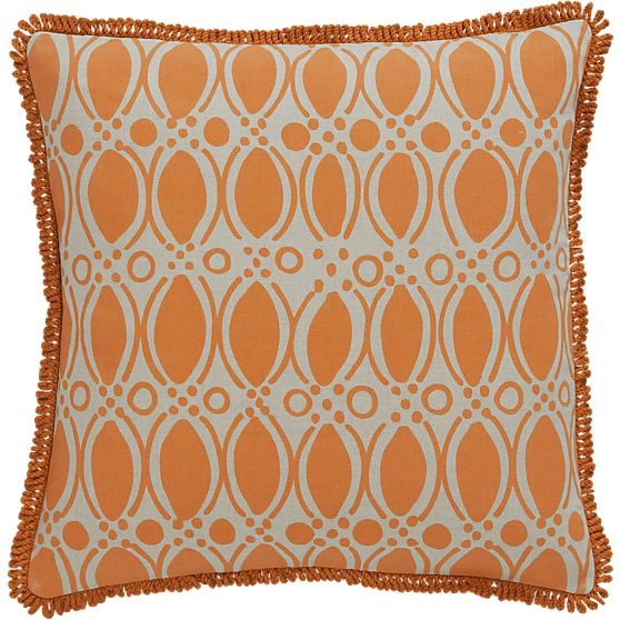 different styles of throw pillows for the home, home decor, Embellished Pillow from Crate and Barrel