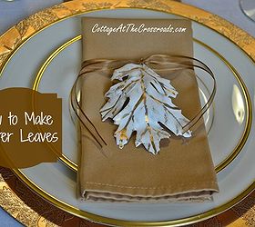 how to make plaster leaves, crafts, seasonal holiday decor, thanksgiving decorations, plaster leaf