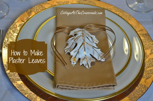 how to make plaster leaves, crafts, seasonal holiday decor, thanksgiving decorations, plaster leaf