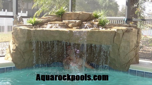 new swimming pool waterfalls hand carve and natural, ponds water features, pool designs