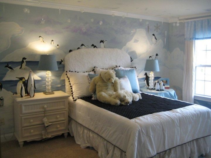 molly s big tree, bedroom ideas, home decor, painting