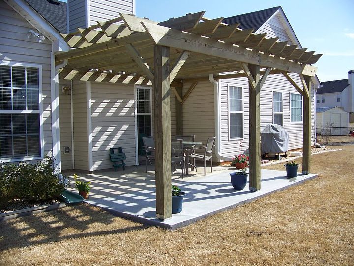 adding a pergola to our ranch home was the best thing ever plants bird watching, decks, outdoor living, Pergola complete My summer refuge from the outside world