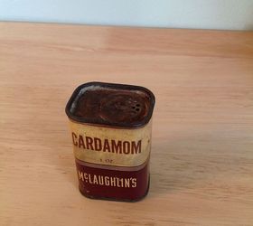 vintage mclaughlin s spice tin, repurposing upcycling