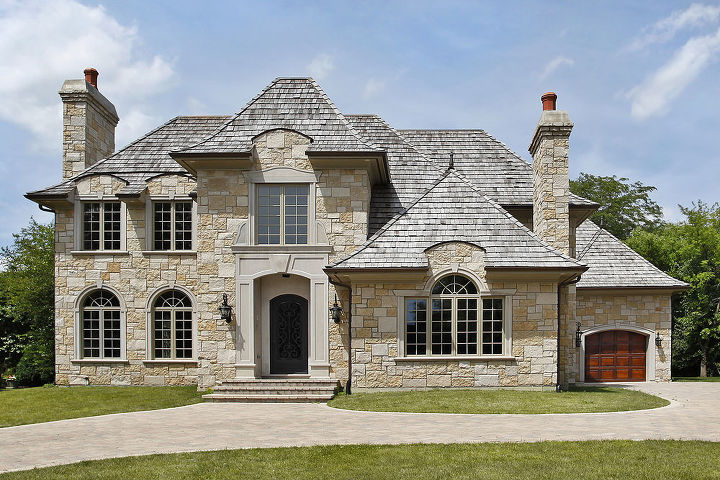 old world french country, architecture, curb appeal