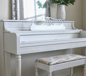 diy piano transformation, painted furniture, repurposing upcycling, AFTER