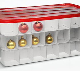 how to organize christmas once and for all, organizing, seasonal holiday decor, wreaths, I ve used several types of storage boxes for ornaments and from my experience the ones with hard sides work best as opposed to a few on the market with soft sides because they don t protect as well and can be fussy to use