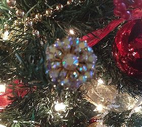 repurpose costume jewelry clip on earrings, christmas decorations, repurposing upcycling, seasonal holiday decor