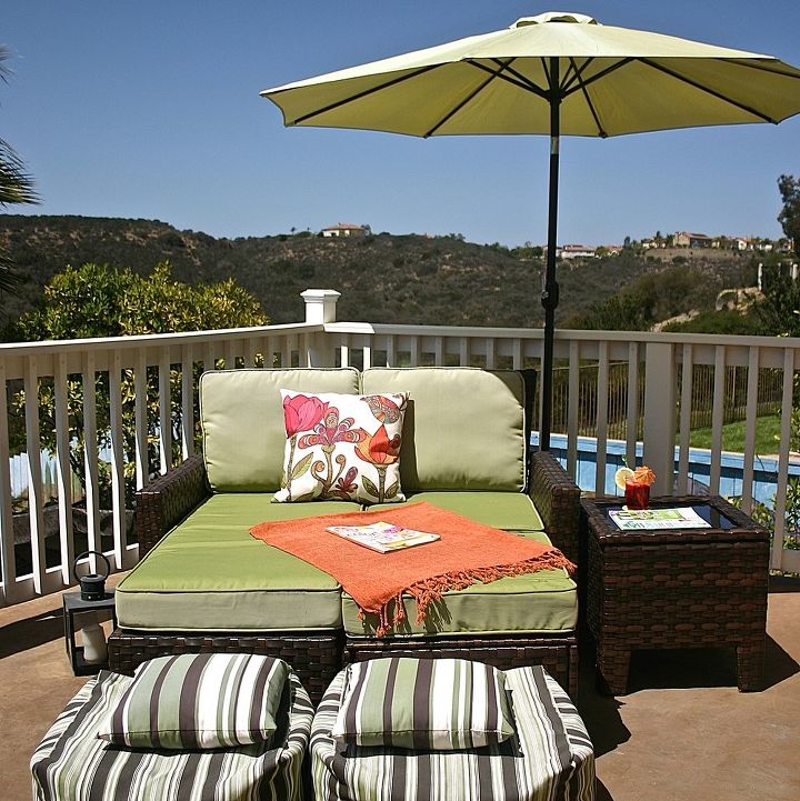 how do you solve a problem like tired faded patio furniture, outdoor furniture, outdoor living, painted furniture, patio