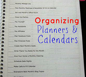organizing planners and calendars, organizing, How do you get the most productivity out of your calendar Use a planner Planners provide structure goal planning and accountability