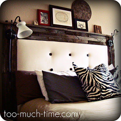 old fence turned into a headboard, repurposing upcycling, woodworking projects, Rustic but still cozy