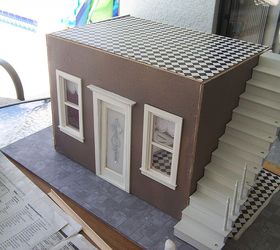 my hobby is miniature dollhouses this is my french caf, crafts, The start of my paris cafe