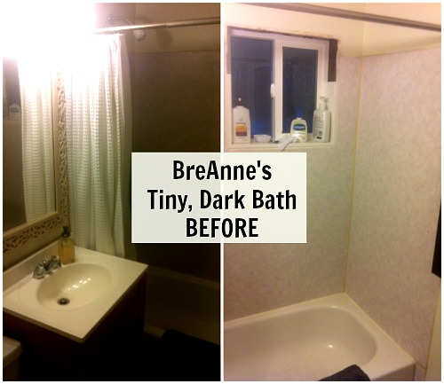 bathroom makeovers fast renovation tips before after photos video, bathroom ideas, home decor, home improvement, small bathroom ideas, Here s a before shot go to next photo for the after