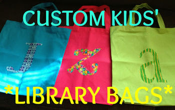 Custom Kids' Library Totes