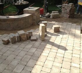 brick patio naperville il, outdoor living, patio, Just about bricked out