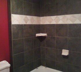 bathroom addition, bathroom ideas, home improvement, Finished shower