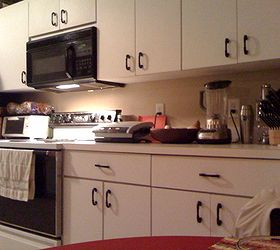 i want to put lights under my kitchen cabinets to add more light to my counter top, Want to put lights under the cabinets to the right of the microwave