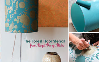 Stencil How-To: Stenciling a Lampshade