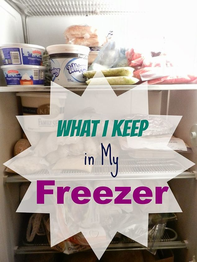 what i keep in my freezer, organizing