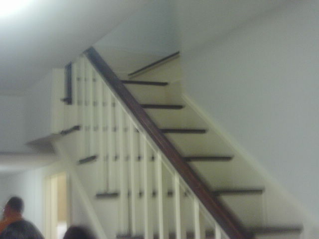 went to visit a remodeled home from the 1850 s it is in roswell ga in the national, Original Staircase