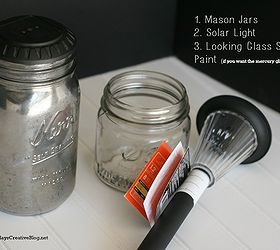 diy mason jar solar lights, crafts, lighting, mason jars
