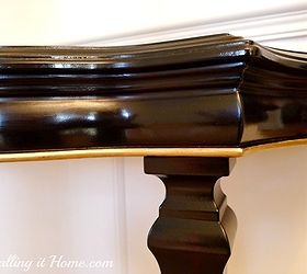 7 painted furniture trends and painting techniques, chalk paint, painted furniture, Gold edging another trend is easy to do using a gold leaf pen Use it sparingly like here or on carving