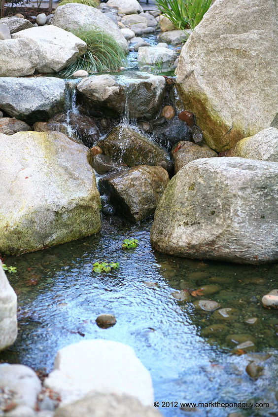 vida ao ar livre mark the pond guy 39 s yard, Cachoeira na lagoa de nata o