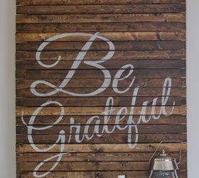 you don t have to be a pallet pro to create this sign, crafts, pallet, seasonal holiday decor, thanksgiving decorations