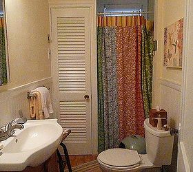 restored beach cottage bathroom, bathroom ideas, home decor, BEFORE this bath with it s awkward layout was not a room to brag about
