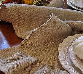 make your own burlap table runner just in time or fall a complete tutorial with, crafts, home decor, I ve included a step by step tutorial with detailed instructions