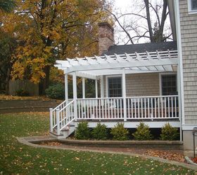 new deck amp pergola, decks, outdoor living, Pergola provides nice shade in mid afternoon