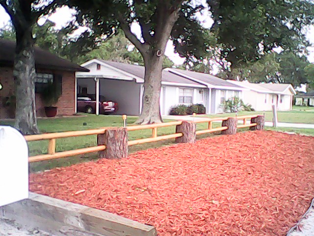 fence made from pine tree, curb appeal, diy, fences, repurposing upcycling, woodworking projects