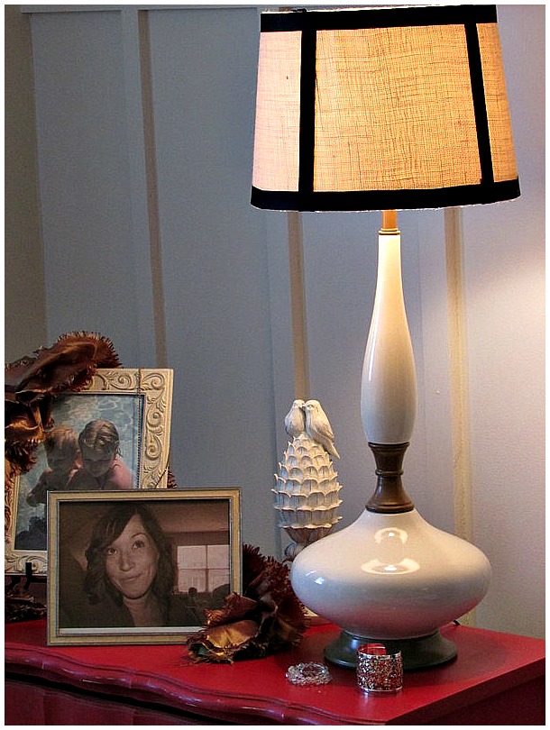 cream and black diy lampshades, crafts, home decor