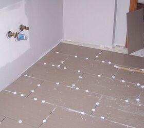 bathroom remodel, bathroom ideas, diy, home decor, Tile in waiting for grout