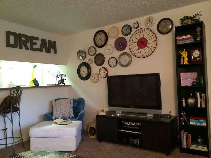 my clock wall, home decor, wall decor, Current