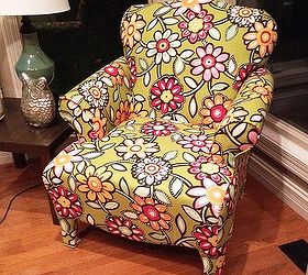 funky side chair, painted furniture