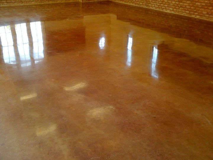 a polished concrete garage floor project recently completed at chateau elan 1000sf, concrete masonry, flooring, A polished concrete garage floor project recently completed at Chateau Elan 1000sf Client LOVES it