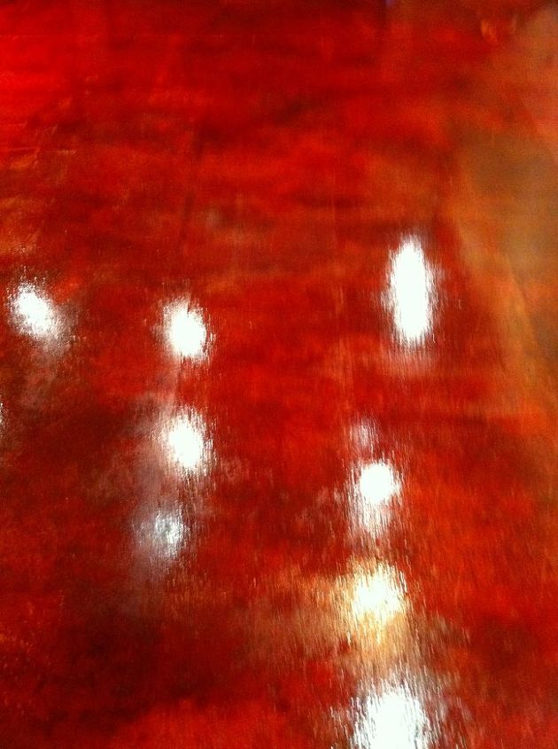 featured photos, The floor was diamond ground smooth red stains were applied and sealers locked it down