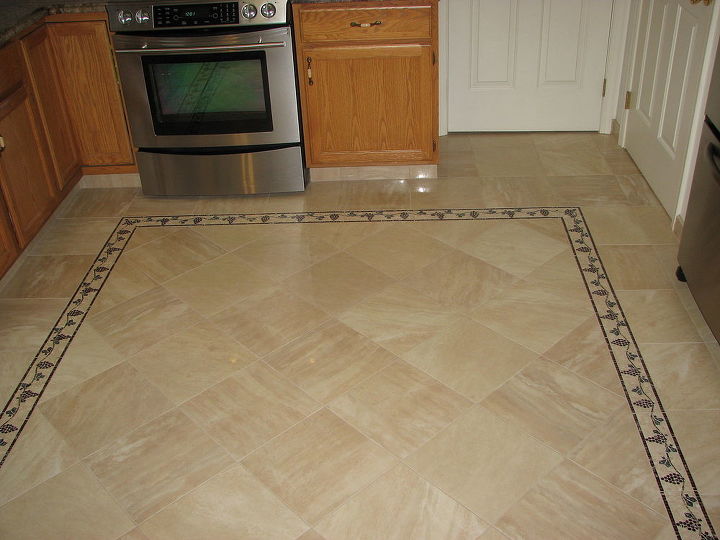 new kitchen floor, flooring, tile flooring, tiling, porcelain tile floor