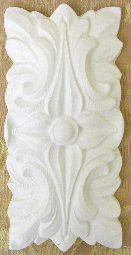 easy diy ornamental plaster ceilings, home decor, lighting, I chose this rectangular plaster mold as the outside of the frame It was easy to repeat and beautifully detailed